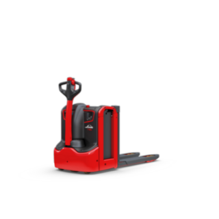 La transpaleta T16 L es versátil y garantiza un trabajo sin carga.