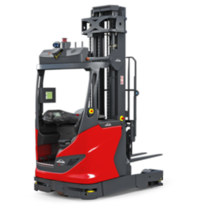 La carretilla retráctil automatizada R-MATIC de Linde Material Handling