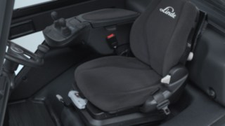 Carretilla de Linde con asiento giratorio Carretilla de Linde con asiento giratorio