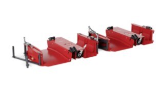 Bastidor de carga de un tren logístico