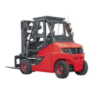 Una carretilla eléctrica de la serie E60 - E80 de Linde