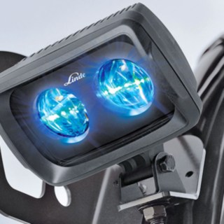 Linde BlueSpot con luz azul