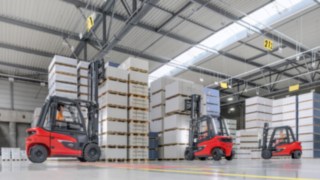 Utilización óptima de la flota con connect:charger de Linde Material Handling. Utilización óptima de la flota con connect:charger de Linde Material Handling.