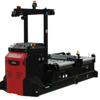 El FTS I-MATIC CT core está equipado con un sistema de doble recogida y transporte de mercancías desde los sistemas de transporte.