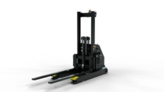 La I-MATIC AS de Linde MH es un apilador entre largueros automatizado.