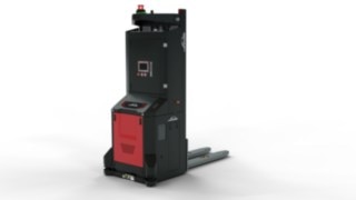 Un apilador I-MATIC CF de Linde Material Handling, apto para almacenes frigoríficos