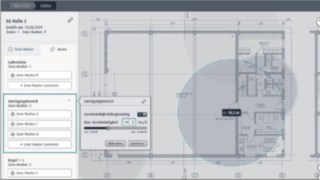 Área 'Zonas' del software de gestión de flotas connect:desk de Linde Material Handling En el área 'Zonas' del software de gestión de flotas connect:desk de Linde Material Handling, el gestor de la flota planifica y configura divisiones en zonas y rutas a través de la nave.