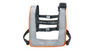 Cinturón de advertencia para peatones de Linde Material Handling
