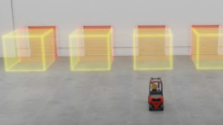 Linde Door Control Rectangular garantiza que solo se abra en todo momento la puerta de accionamiento rápido controlada directamente. 