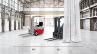 Desarrollo de la carretilla eléctrica de Linde Material Handling