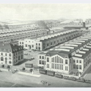 Vista aérea de la planta en Aschaffenburg