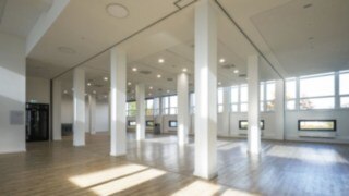 Vista interior del nuevo edificio de Linde