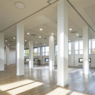 Vista interior del nuevo edificio de Linde