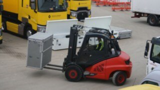 Carretilla térmica Linde MH, Fórmula 1 Renault Carretilla térmica Linde MH, Fórmula 1 Renault