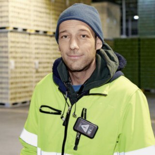 Gian-Carlo Bissegger, jefe de almacén, Heineken Switzerland AG Gian-Carlo Bissegger, jefe de almacén, Heineken Switzerland AG