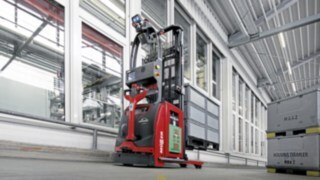 Linde L-MATIC HD en acción en Oechsler