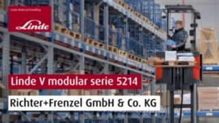 El Linde V modular en Richter+Frenzel en acción. El Linde V modular en Richter+Frenzel en acción.