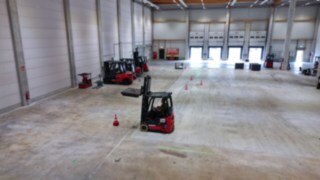 Los modelos Xi en la prueba de rendimiento en una nave.