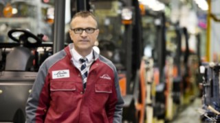 Empleados de Linde en la producción Empleados de Linde en la producción