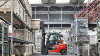 La carretilla impulsada a gas H25 de Linde Material Handling