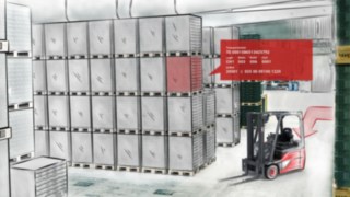 El Linde Warehouse Navigator automatiza todos los procesos del almacén. El Linde Warehouse Navigator automatiza todos los procesos del almacén.