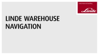 El sistema de navegación en pasillos estrechos disponible opcionalmente para la carretilla Combi K de Linde se controla mediante el Warehouse Management System. Animación sobre el funcionamiento del sistema de navegación en pasillos estrechos disponible opcionalmente para la carretilla Combi K de Linde.