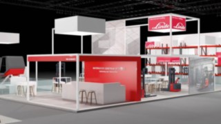 Stand de Linde Material Handling Ibérica