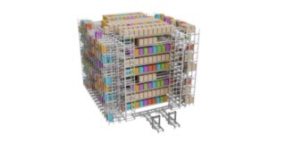 El S-MATIC cube puede adaptarse con flexibilidad a las necesidades locales El S-MATIC cube de Linde Material Handling