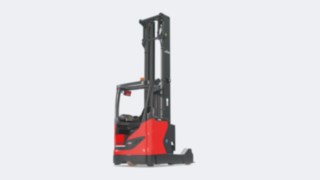 La carretilla retráctil R20 de Linde Material Handling con nuevo mástil retráctil.