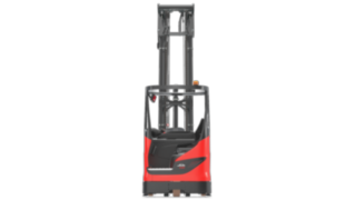 La carretilla retráctil R20 de Linde con nuevo mástil retráctil. La carretilla retráctil R20 de Linde Material Handling con nuevo mástil retráctil.