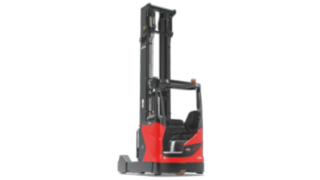 La carretilla retráctil R20 de Linde con nuevo mástil retráctil. La carretilla retráctil R20 de Linde Material Handling con nuevo mástil retráctil.