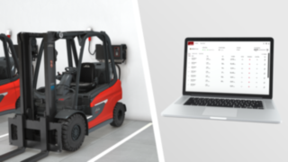 El connect:charger recoge datos en el cargador. El connect:charger de Linde Material Handling