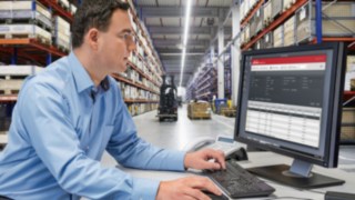 Mediante el sistema de gestión de flotas connect de Linde Material Handling las carretillas permanecen interconectadas y pueden ser gestionadas remotamente. Sistema de gestión de flotas connect de Linde Material Handling
