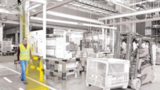 Señalización de seguridad inteligente de Linde Material Handling Señalización de seguridad inteligente de Linde Material Handling