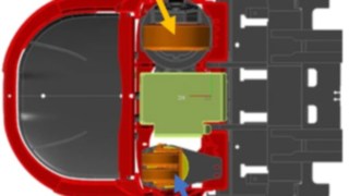 cuatro puntos de apoyo apilador cuatro puntos de apoyo apilador