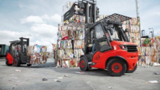 Carretilla termica para la industria papelera